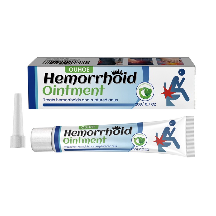 Crema pentru hemoroizi, OUHOE, gel igiena intima, Phellodendron, Coptis, Angelica, 30g