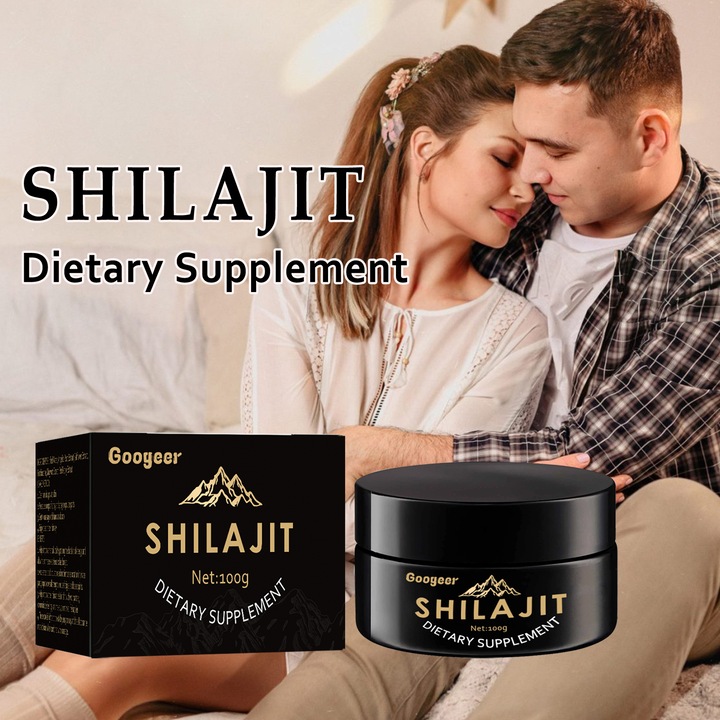 Supliment alimentar Googeer Shilajit, extract Hilai, energizant, claritate mentala