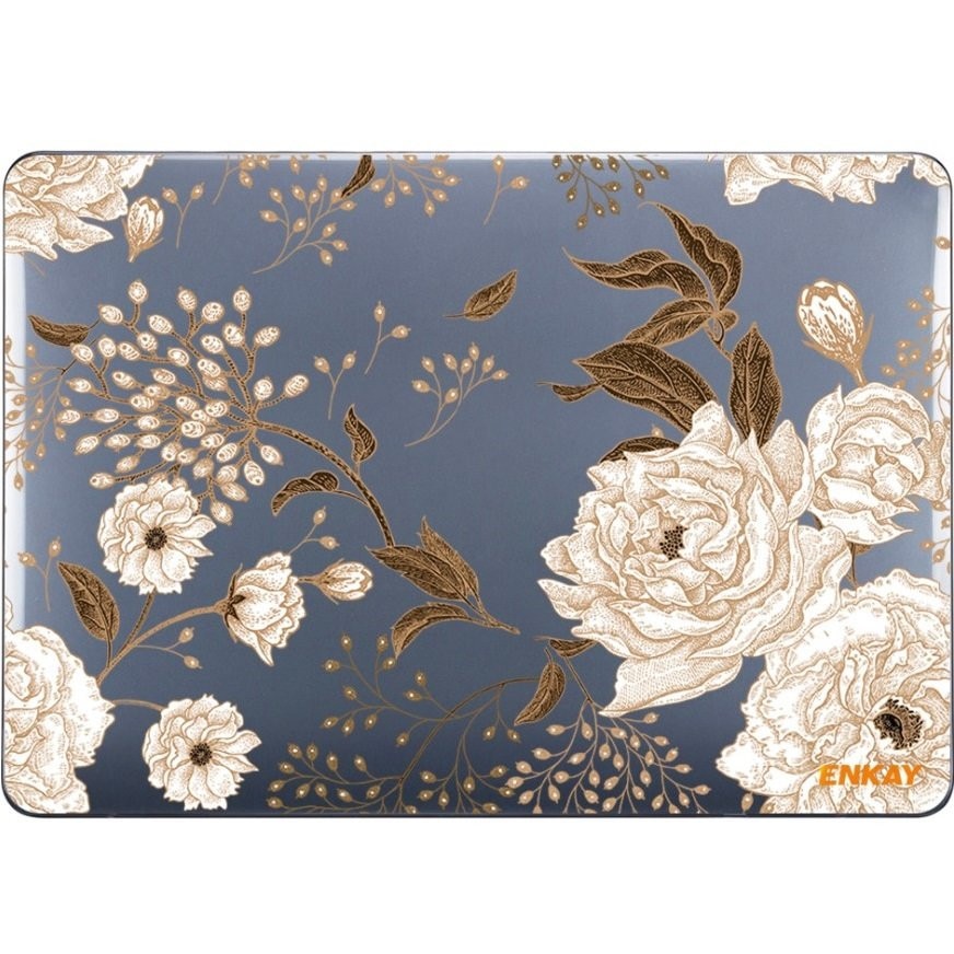 Etui Hardshell ENKAY pentru MacBook Air 13, protectie inalta, design subtire, aurii, 1 set