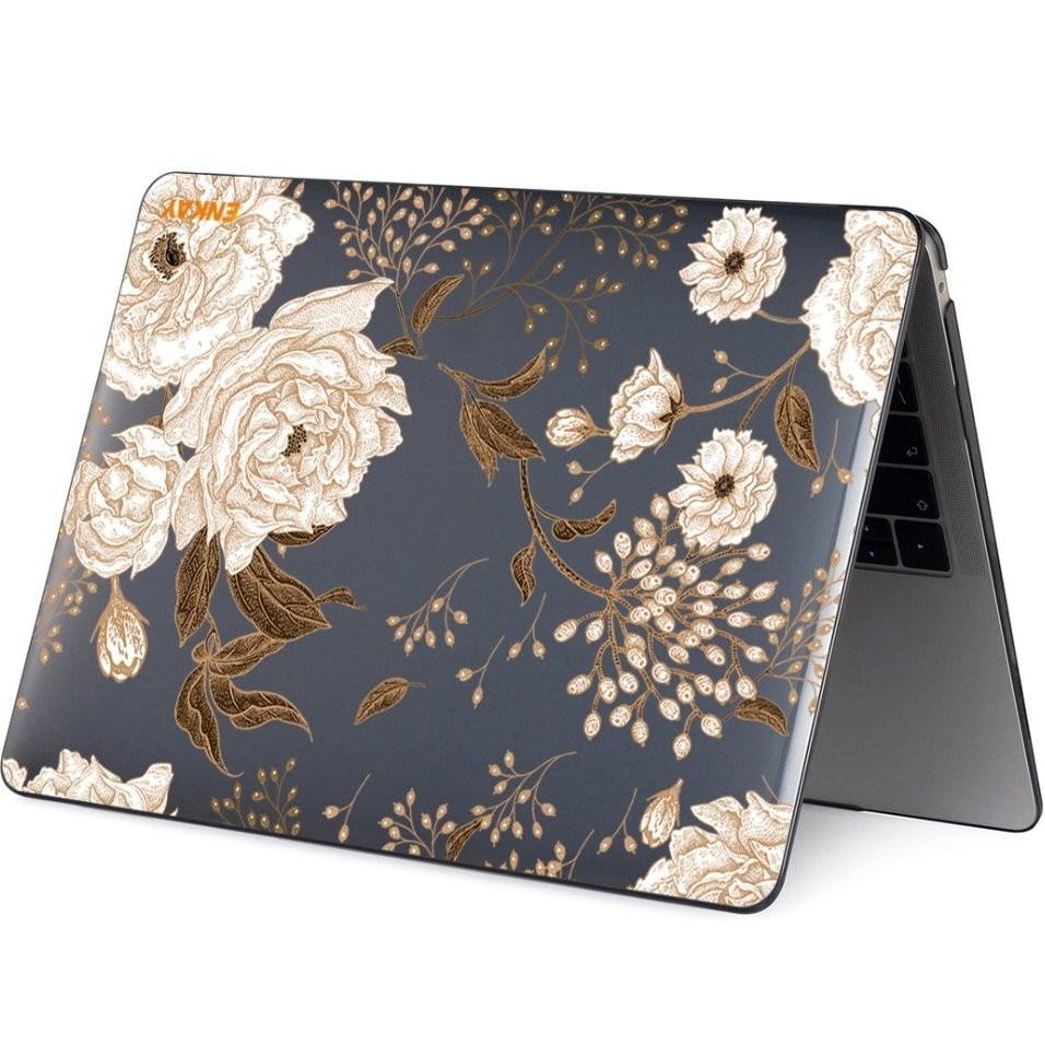 Etui Hardshell ENKAY pentru MacBook Air 13, protectie inalta, design subtire, aurii, 1 set