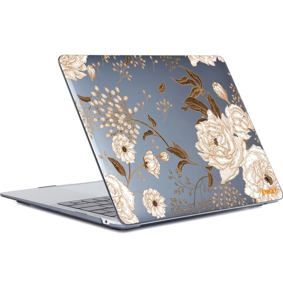 Etui Hardshell ENKAY pentru MacBook Air 13, protectie inalta, design subtire, aurii, 1 set