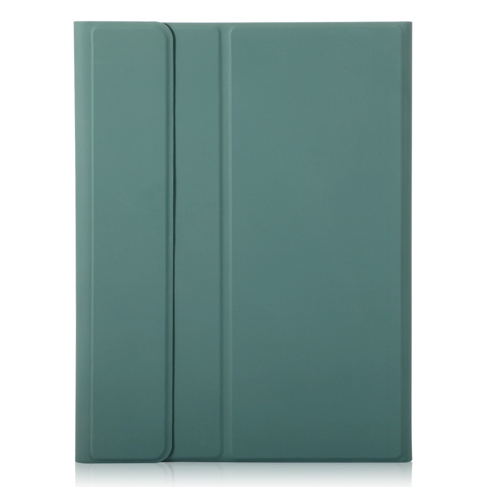 Etui cu tastatura pentru tableta, XGSM, 2 in 1, verde inchis, pentru iPad Pro 11" 2024 (5 gen.)