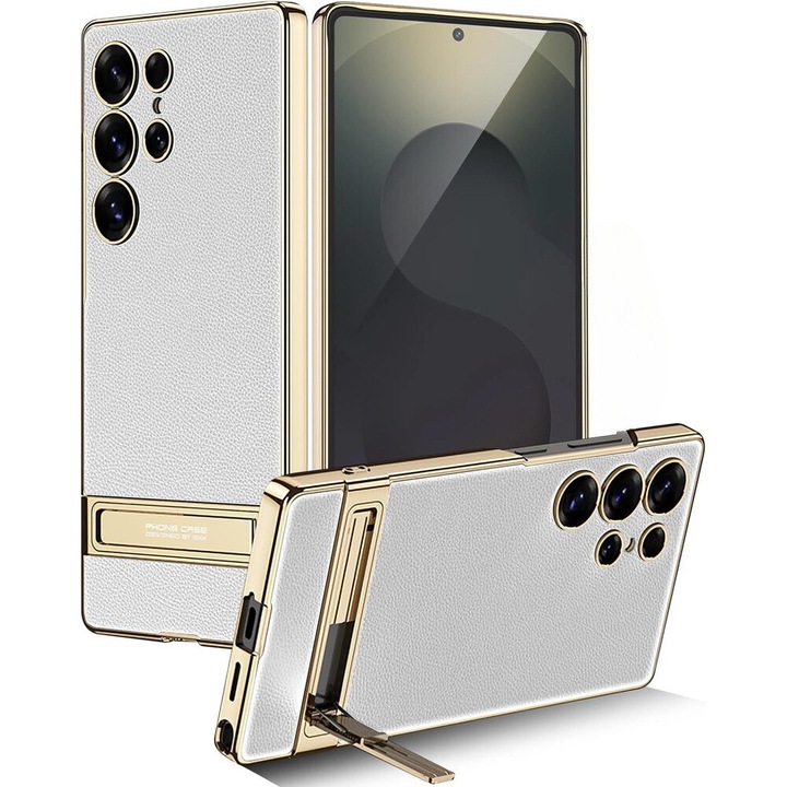 Husa telefon, compatibil cu Galaxy S25 Ultra, GKK, Gri Titan