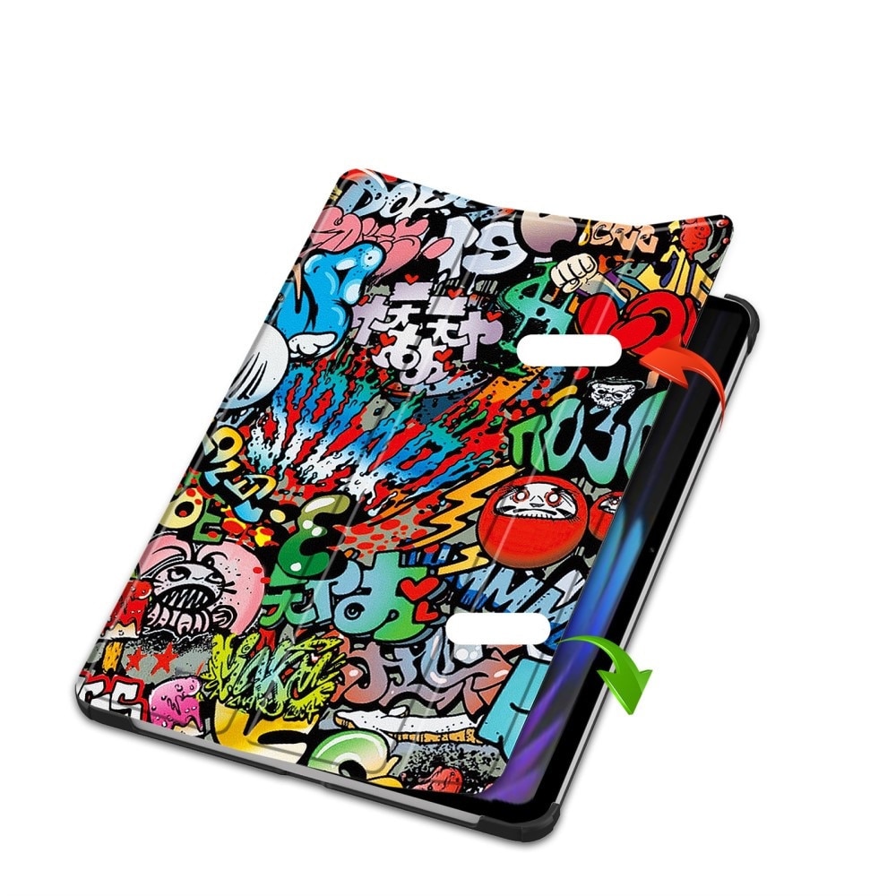 Etui tableta XGSM pentru Xiaomi Pad 7 / Xiaomi Pad 7 Pro, graffiti, suport, slim