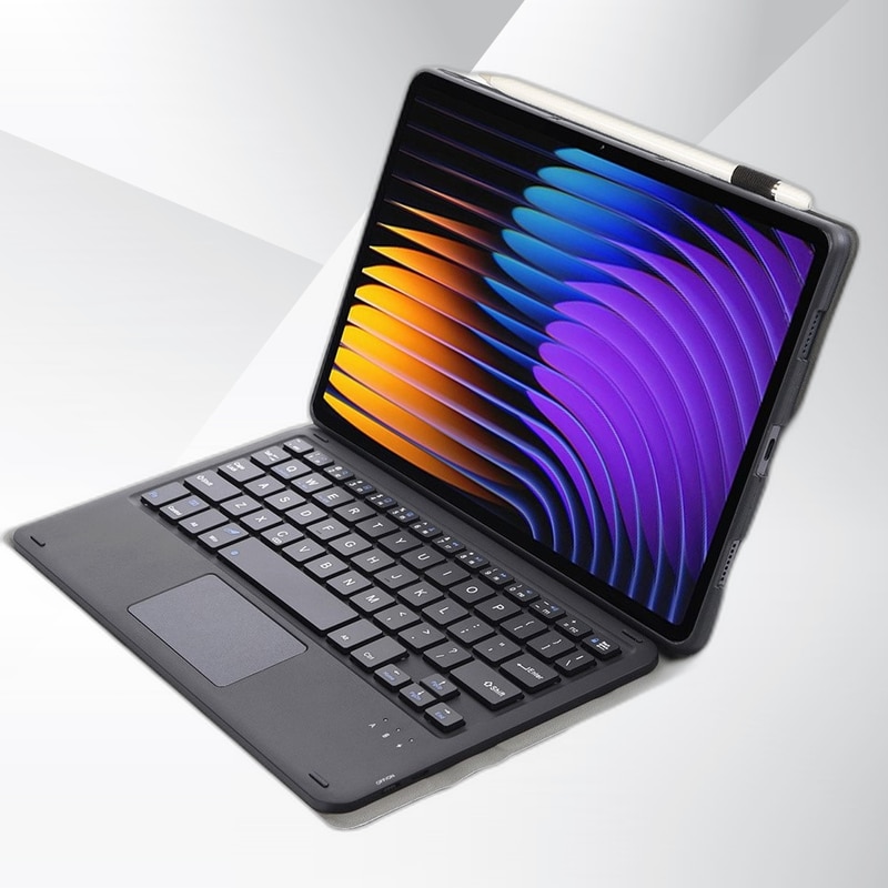 Husa cu tastatura pentru tableta, XGSM, 2 in 1, negru, pentru Xiaomi Pad 7 / Xiaomi Pad 7 Pro