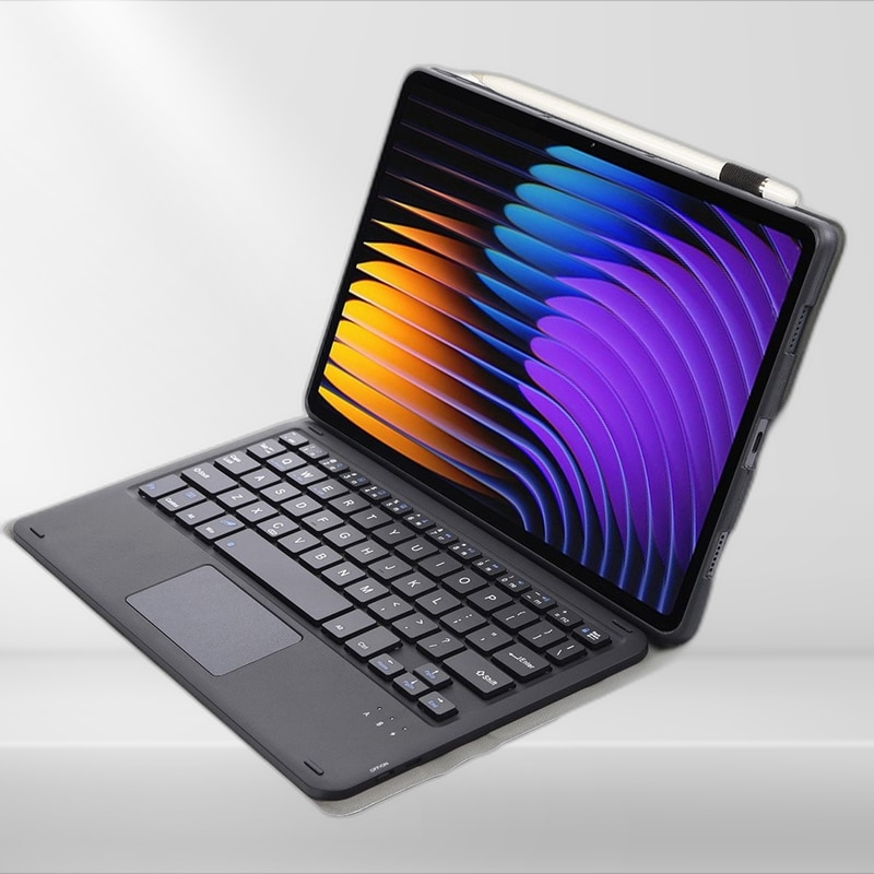 Husa cu tastatura pentru tableta, XGSM, 2 in 1, negru, pentru Xiaomi Pad 7 / Xiaomi Pad 7 Pro