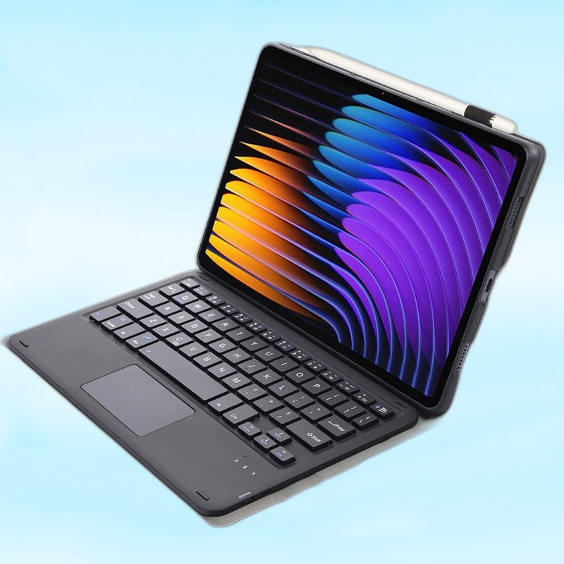 Husa cu tastatura pentru tableta, XGSM, 2 in 1, negru, pentru Xiaomi Pad 7 / Xiaomi Pad 7 Pro
