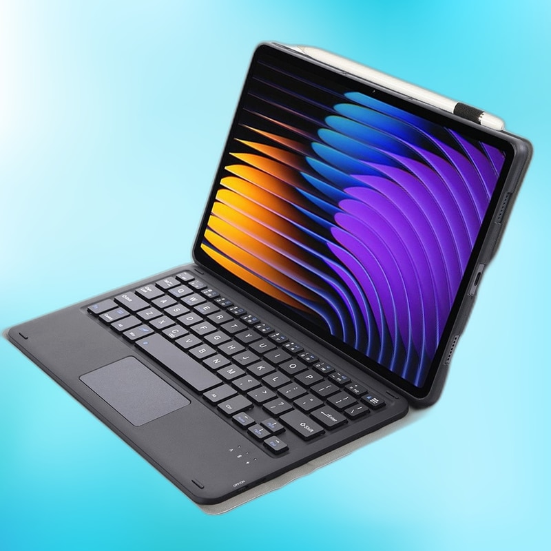 Husa cu tastatura pentru tableta, XGSM, 2 in 1, negru, pentru Xiaomi Pad 7 / Xiaomi Pad 7 Pro