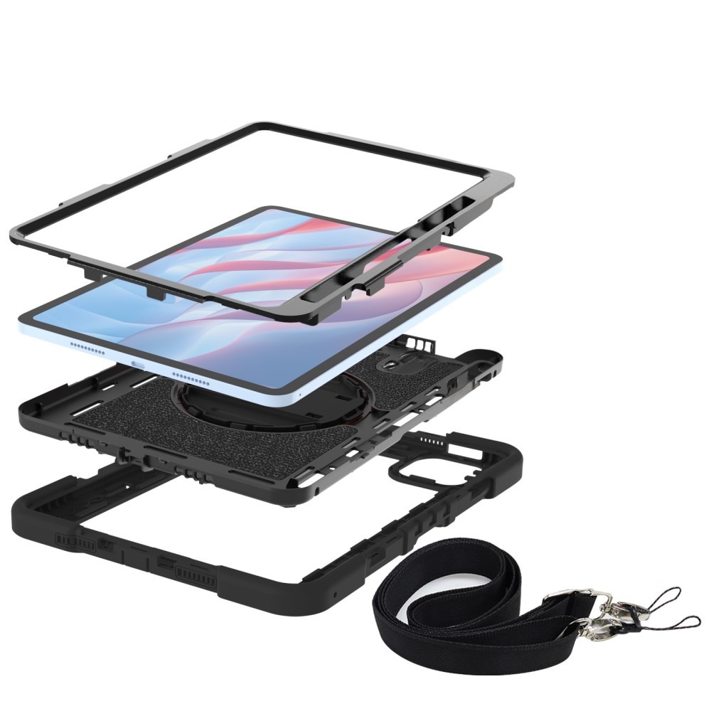 Husa tableta, XGSM, pentru Xiaomi Pad 7 / Xiaomi Pad 7 Pro, protectie armata, neagra, cu suport si loc pentru stylus
