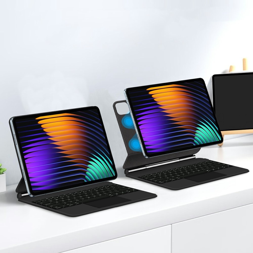 Etui cu tastatura XGSM pentru Xiaomi Pad 7 / 7 Pro, XGSM, 2 in 1, negru