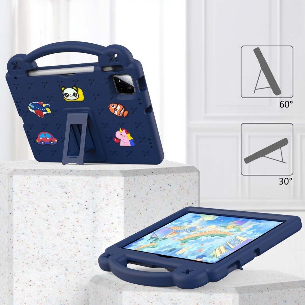 Husa pentru tableta, XGSM, Xiaomi Pad 7 / Xiaomi Pad 7 Pro, modele dragute, cu suport, granat, EVA