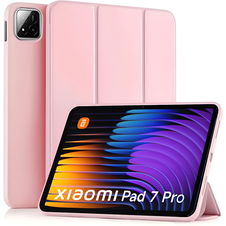 Husa pentru Xiaomi Pad 7 / 7 Pro, Smartcase, roz