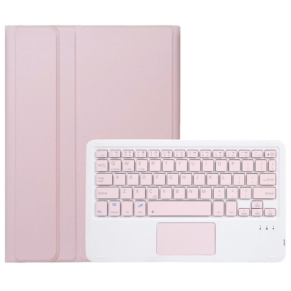 Husa XGSM cu tastatura pentru Xiaomi Pad 7 / Xiaomi Pad 7 Pro, TouchPad, roz
