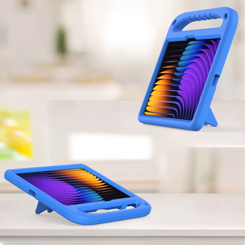 Husa pentru copii Xiaomi Pad 7 / Xiaomi Pad 7 Pro cu maner, albastra