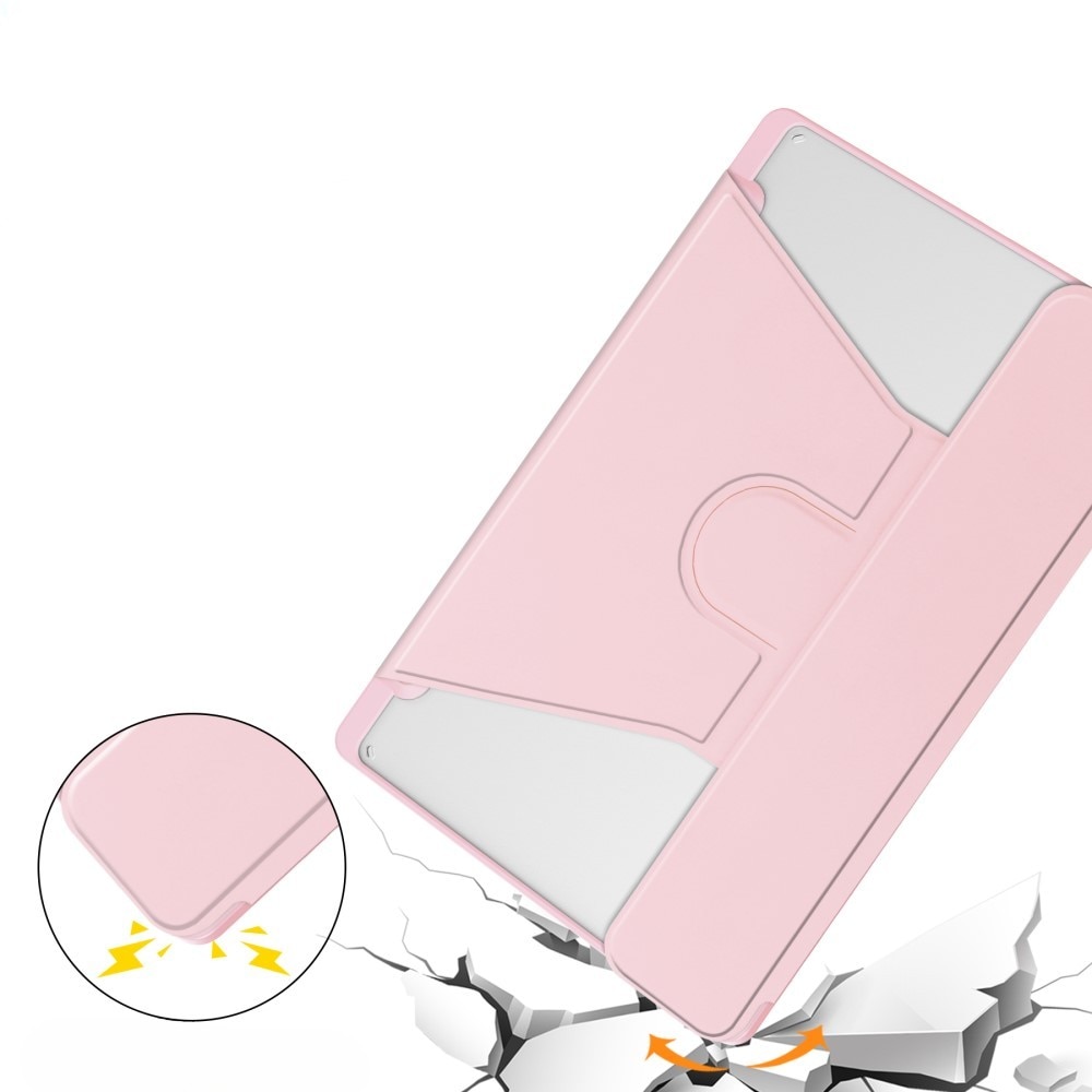 Husa cu tastatura pentru Samsung Galaxy Tab S6 Lite 2024 / 2022 / 2020, Piele ecologica, Roz