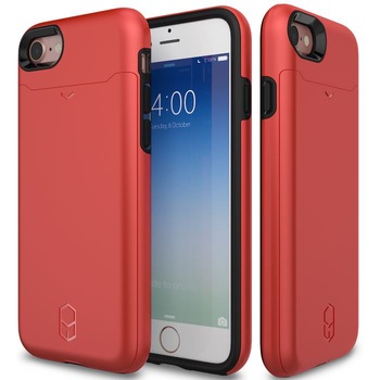 Husa iPhone 7 / iPhone 8 - Patchworks Level Card Red Husa iPhone 7 / iPhone 8 - Patchworks Level Card Red
