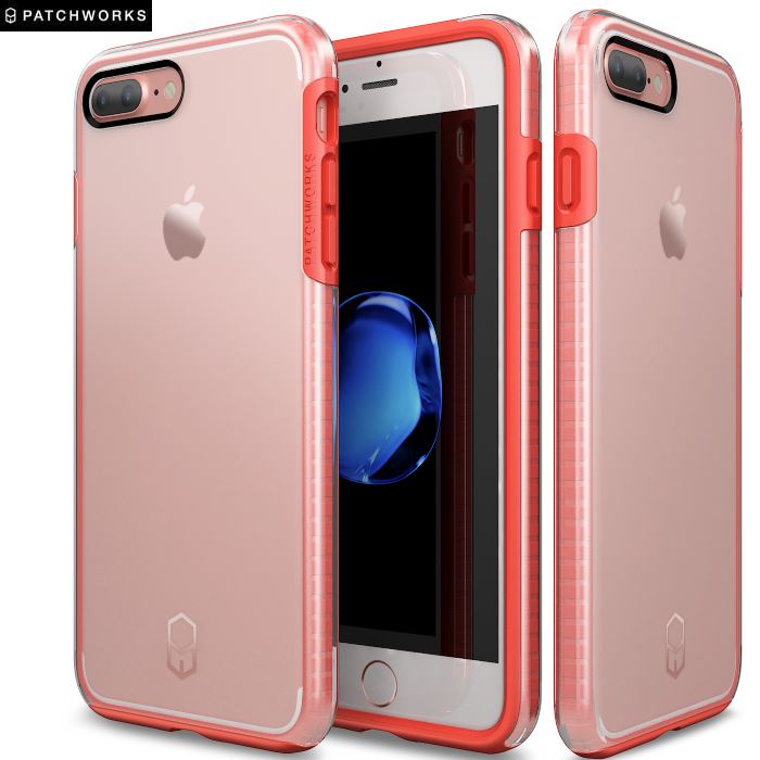 Husa iPhone 7 Plus / 8 Plus - Patchworks Level Red