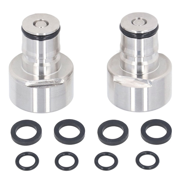 Set adaptoare de cuplare pentru butoaie 5/8FPT, inox, pentru conversie cu deconectare rapida