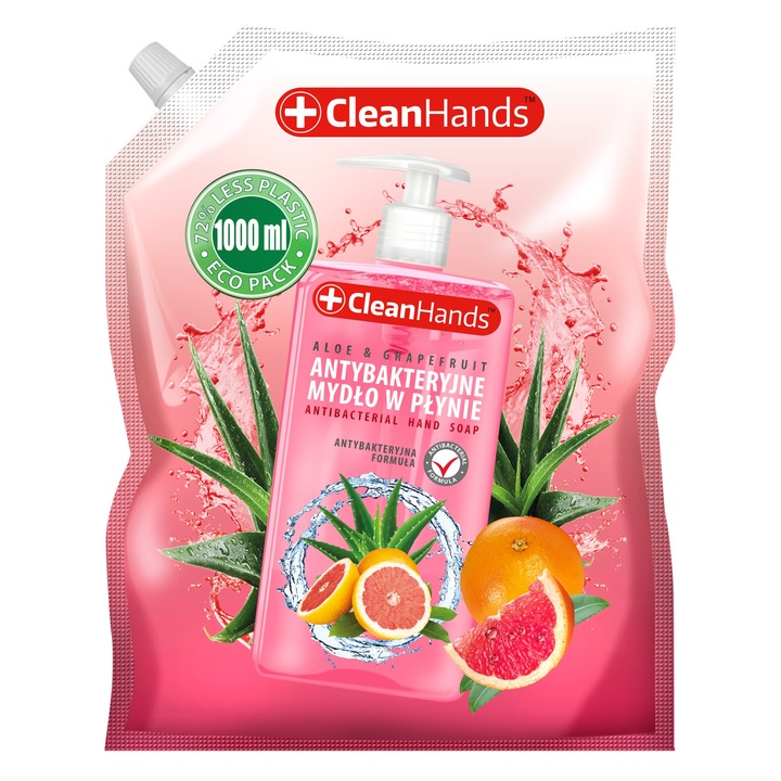 Антибактериален сапун, SWIT, Алое и грейпфрут, 1000 мл