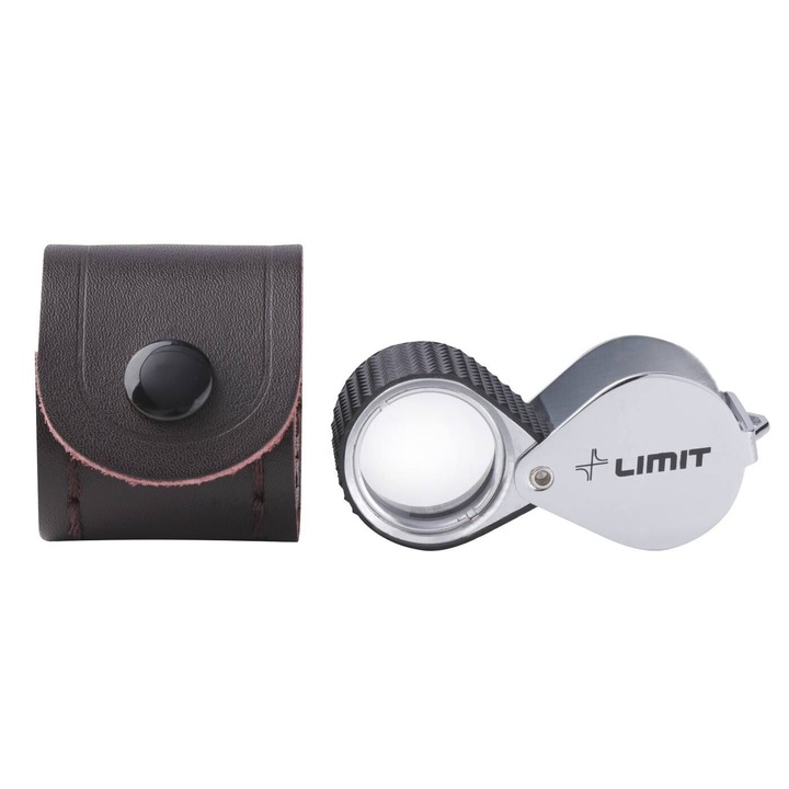 Lupa de marire Limit, 15x, 21mm, metalica, pliabila