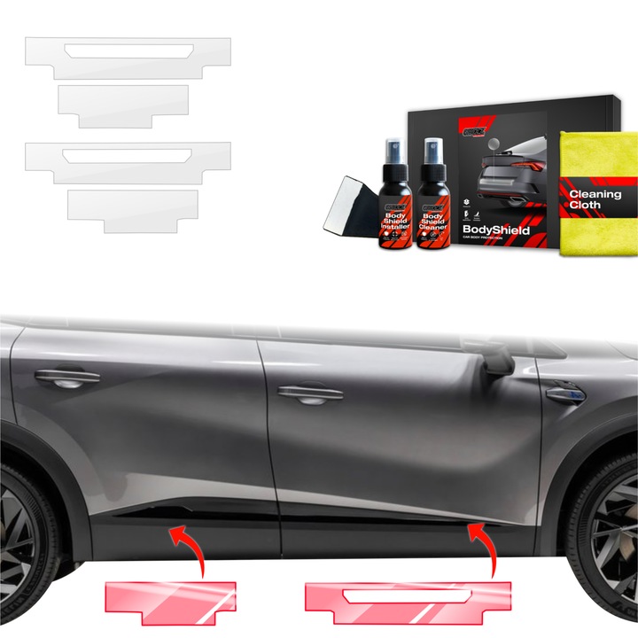 Folie de protectie pentru caroserie, Grizz Glass, PPF, autoregenerare, transparenta