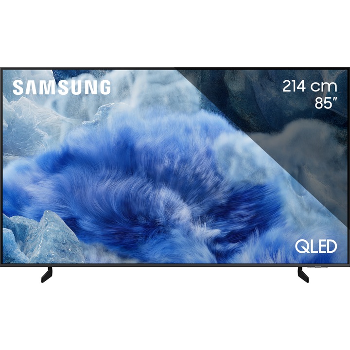 SAMSUNG 85Q8F QLED televízió, 214 cm, Smart, 4K Ultra HD, E energiaosztály (2025-ös modell)