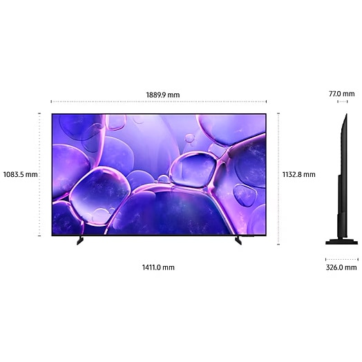 Televizor SAMSUNG LED 85U8092, 214 cm, Smart, 4K Ultra HD, Clasa G