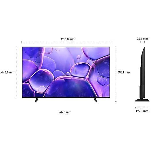 Televizor SAMSUNG LED 50U8092, 125 cm, Smart, 4K Ultra HD, Clasa G (Model 2025)