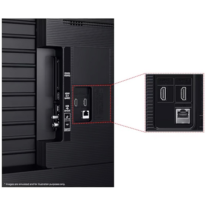 Televizor Samsung UE43U8092 detaliu picior