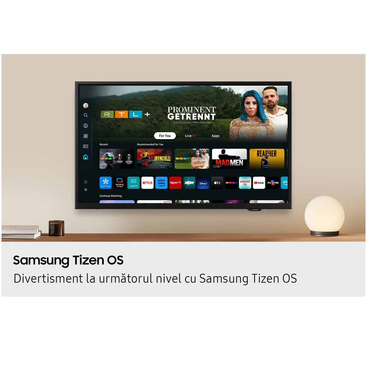 Televizor SAMSUNG LED 55U8092, 138 cm, Smart, 4K Ultra HD, Clasa G (Model 2025)