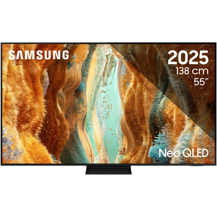 Телевизор SAMSUNG Neo QLED 55QN70F, 55"(138 см), Smart, 4K Ultra HD, 100 Hz, Клас E (Модел 2025)