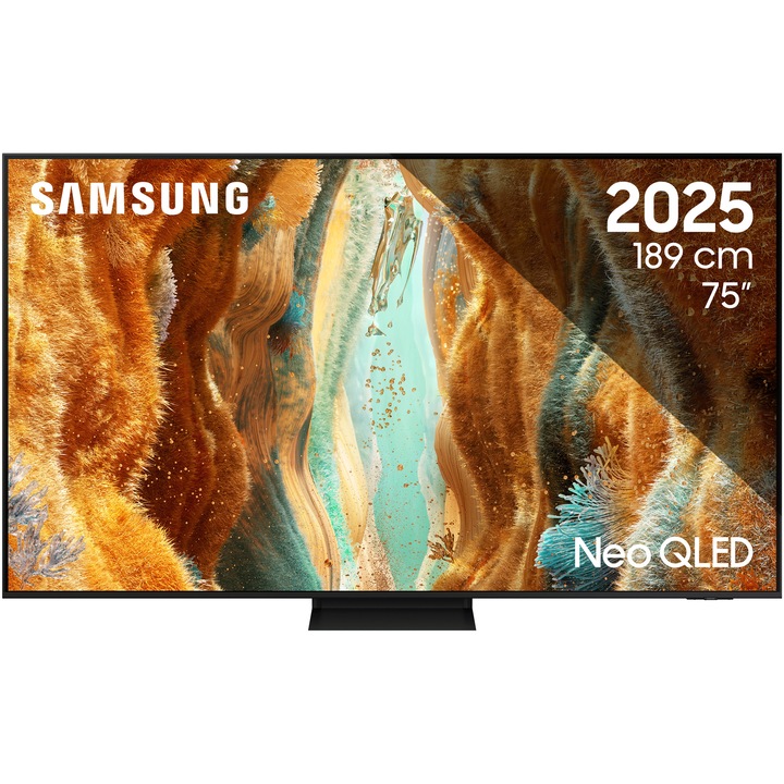 Телевизор SAMSUNG Neo QLED 75QN70F, 75"(189 см), Smart, 4K Ultra HD, 100 Hz, Клас D (Модел 2025)
