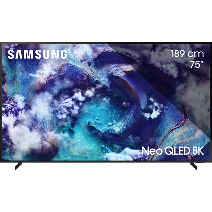 SAMSUNG 75QN900F MiniLED Neo QLED televízió, 189 cm, Smart, 8K, 100 Hz, G energiaosztály (2025-ös modell)