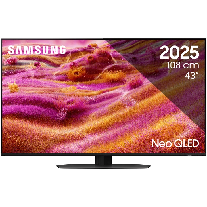 Телевизор SAMSUNG MiniLED Neo QLED 43QN90F, 43"(108 см), Smart, 4K Ultra HD, 100 Hz, Клас F (Модел 2025)