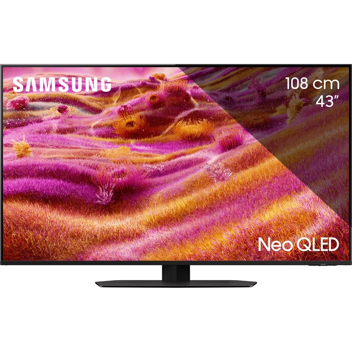 SAMSUNG 43QN90F MiniLED Neo QLED televízió, 108 cm, Smart, 4K Ultra HD, 100 Hz, F energiaosztály (2025-ös modell)