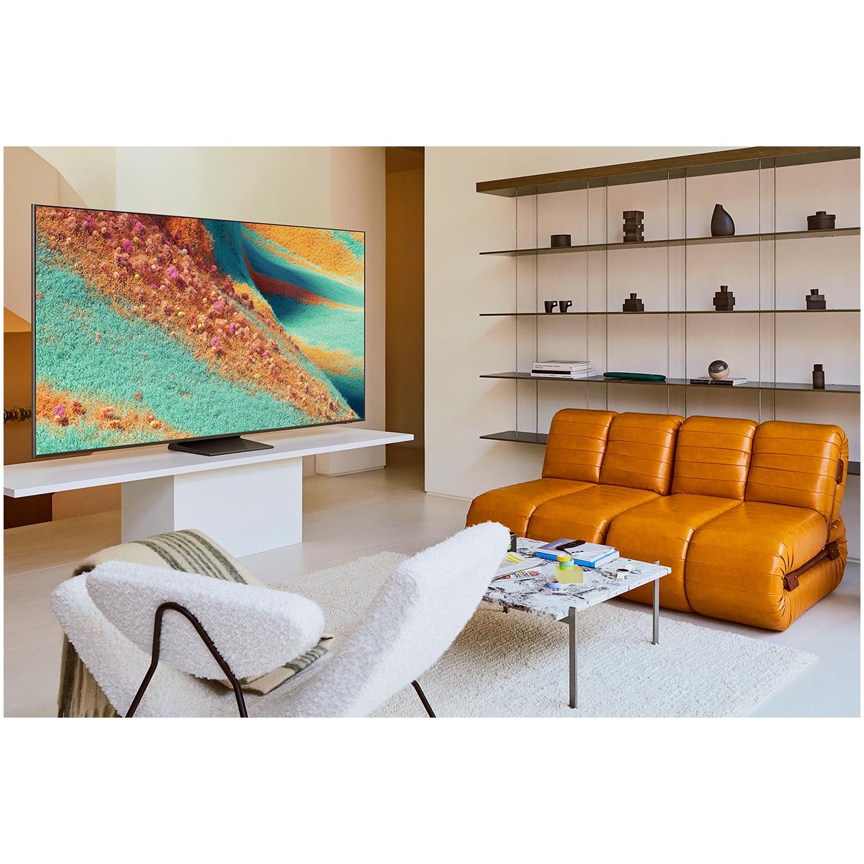 Televizor SAMSUNG MiniLED Neo QLED 55QN85F, 138 cm, Smart, 4K Ultra HD, 100 Hz, Clasa F (Model 2025)