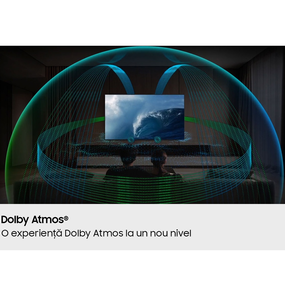 Televizor SAMSUNG MiniLED Neo QLED 85QN80F, 214 cm, Smart, 4K Ultra HD, 100 Hz, Clasa F (Model 2025)
