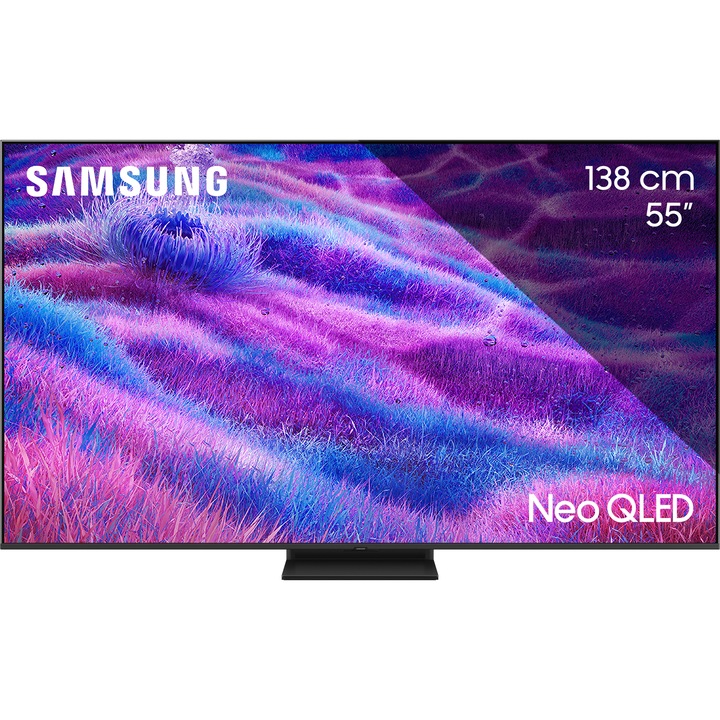 SAMSUNG 55QN80F MiniLED Neo QLED televízió, 138 cm, Smart, 4K Ultra HD, 100 Hz, F energiaosztály (2025-ös modell)