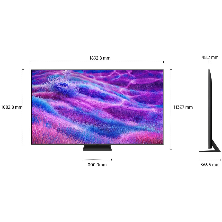 Televizor SAMSUNG MiniLED Neo QLED 85QN80F, 214 cm, Smart, 4K Ultra HD, 100 Hz, Clasa F (Model 2025)