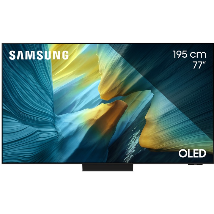 SAMSUNG OLED 77S95F televízió, 195 cm, Smart, 4K Ultra HD, 100 Hz, F energiaosztály (2025-ös modell)