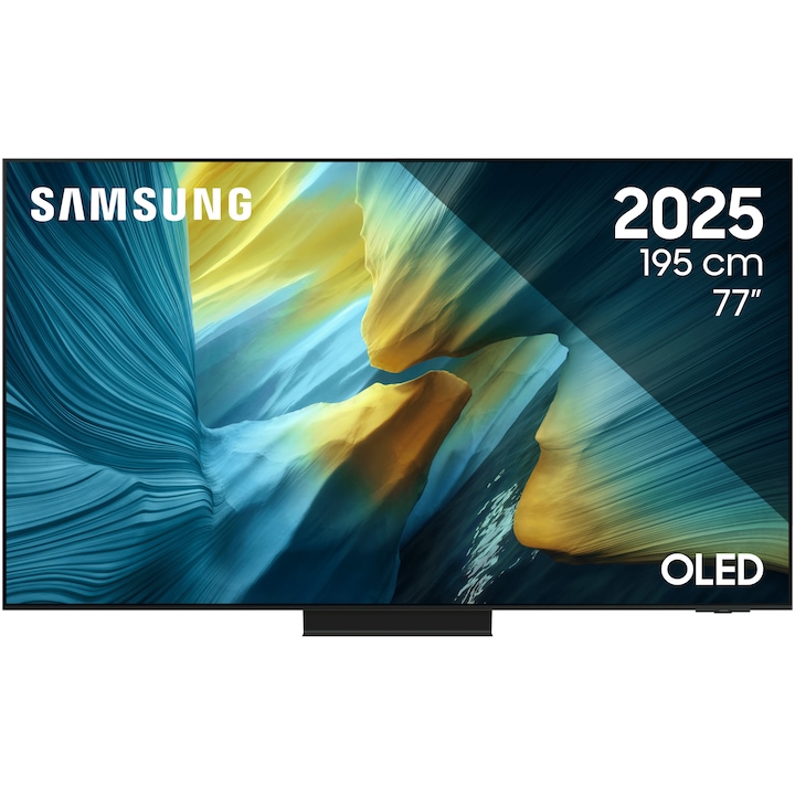 Телевизор SAMSUNG OLED 77S95F, 77"(195 см), Smart, 4K Ultra HD, 100 Hz, Клас F (Модел 2025)