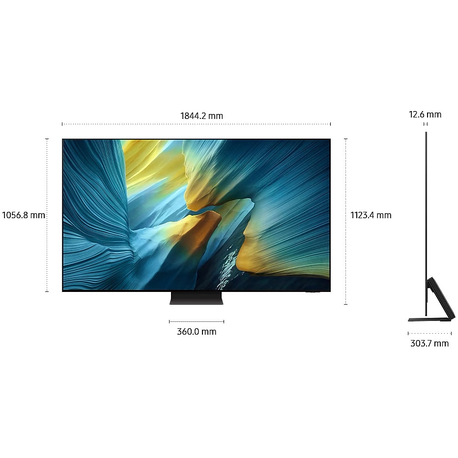 Televizor SAMSUNG OLED 83S95F, 209 cm, Smart, 4K Ultra HD, 100 Hz, Clasa G (Model 2025)