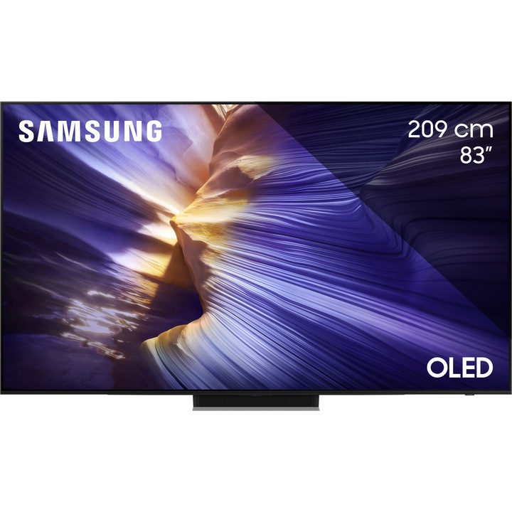SAMSUNG 83S90F OLED televízió, 209 cm, Smart, 4K Ultra HD, 100 Hz, F energiaosztály (2025-ös modell)