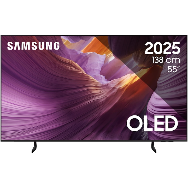 Телевизор SAMSUNG OLED 55S85F, 55"(138 см), Smart, 4K Ultra HD, 100 Hz, Клас G (Модел 2025)