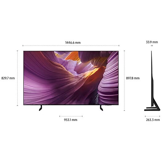 Televizor SAMSUNG OLED 65S85F, 163 cm, Smart, 4K Ultra HD, 100 Hz, Clasa F (Model 2025)