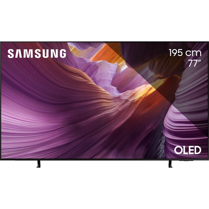 SAMSUNG 77S85F OLED televízió, 195 cm, Smart, 4K Ultra HD, 100 Hz, F energiaosztály (2025-ös modell)