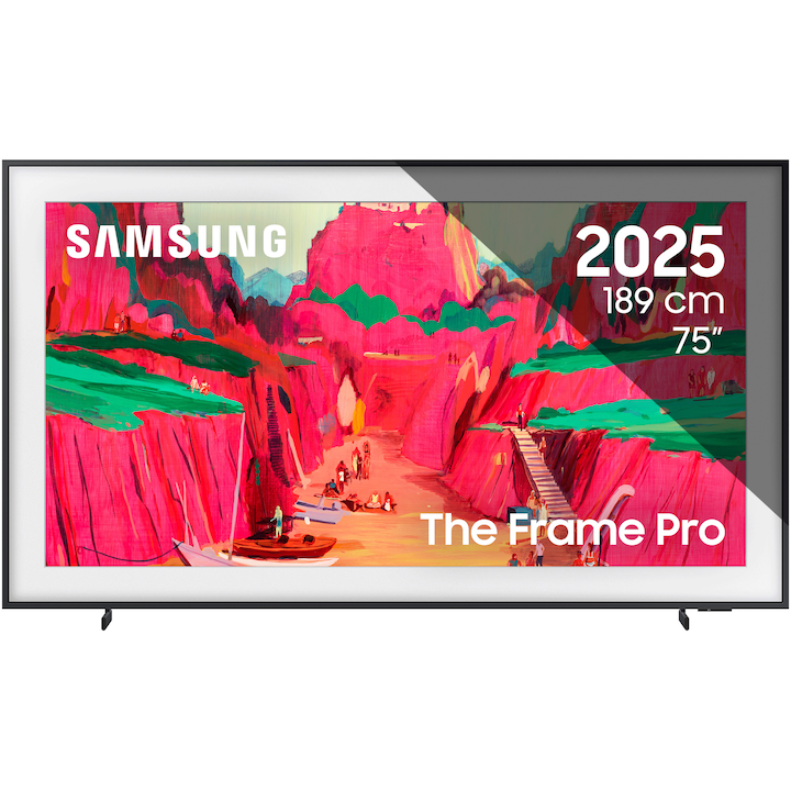 Телевизор SAMSUNG Neo QLED The Frame Pro 75LS03F, 75" (189 см), Smart, 4K Ultra HD, Клас G (Модел 2025)