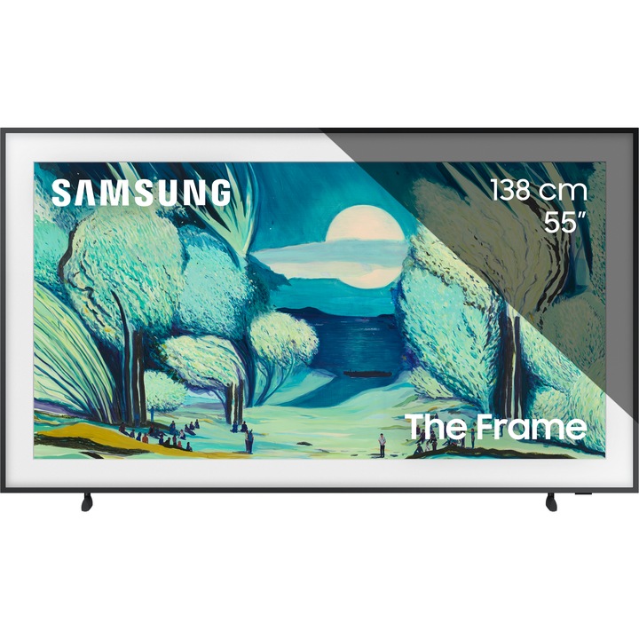 SAMSUNG 55LS03F QLED The Frame televízió, 138 cm, Smart, 4K Ultra HD, G energiaosztály (2025-ös modell)