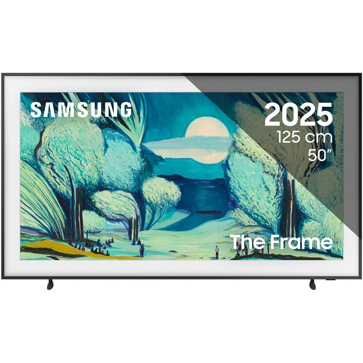 Телевизор SAMSUNG QLED The Frame 50LS03F, 50" (125 см), Smart, 4K Ultra HD, Клас G (Модел 2025)