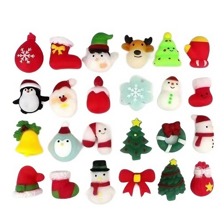 Set 2 Buc Jucarii Senzoriale Squishy Mushy Multicolor 4x5x6 ani